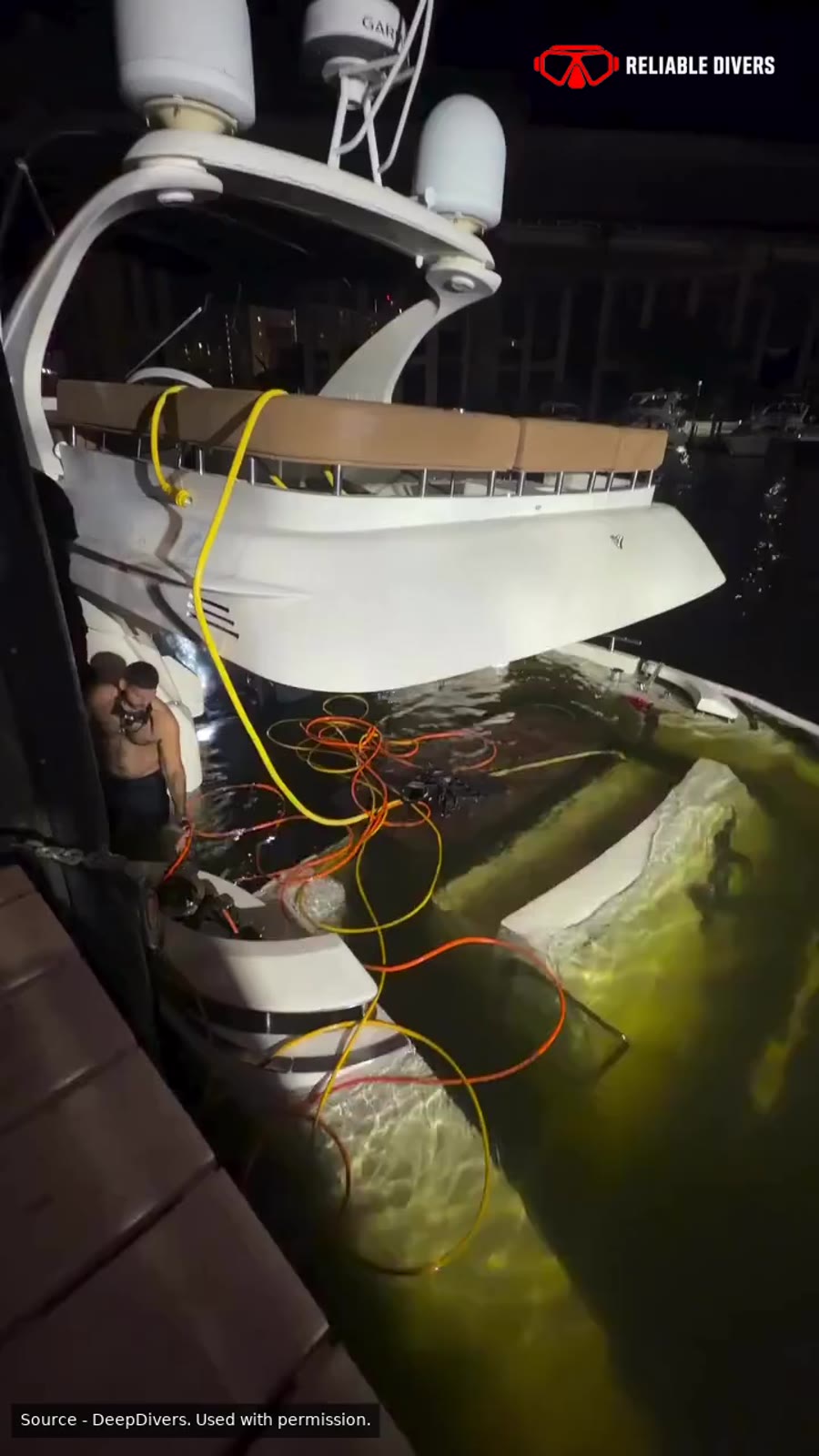 Vessel recovery after dark video preview