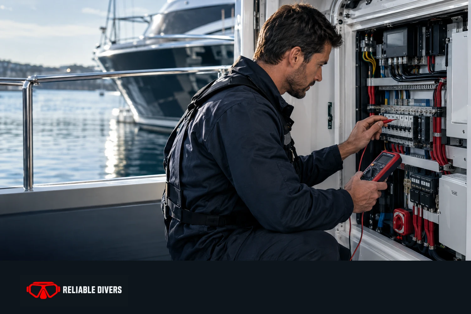 Marine electrical services — service illustration