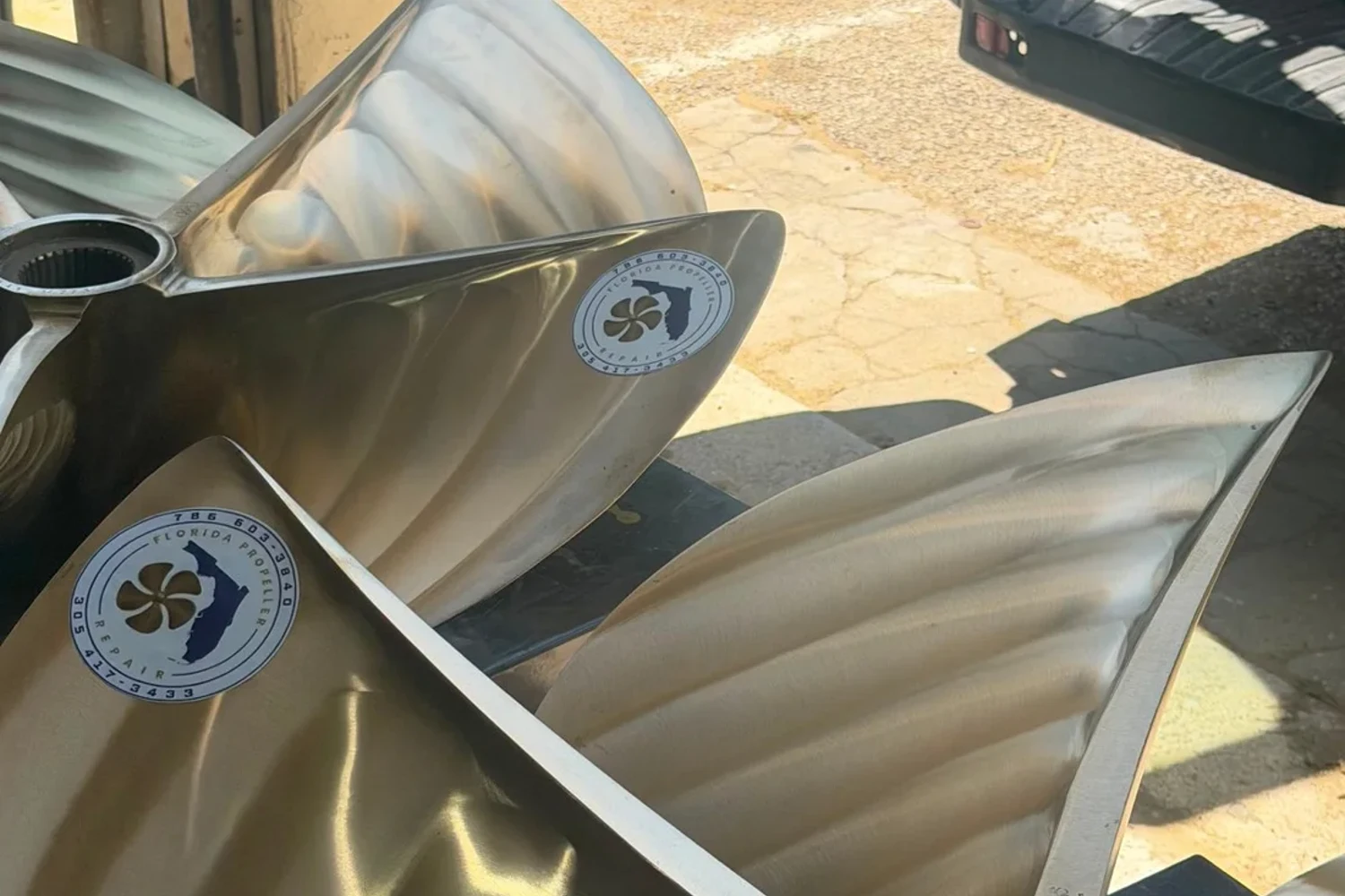 Propeller repair partnership — Florida Propeller Repair authorized photograph